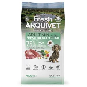 Fresh semi-moist Iberian pork food for mini breed dogs 1 kg