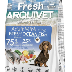Semi-moist food with ocean fish for mini breed dogs 1 kg