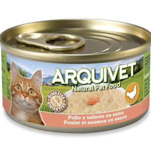 Chicken and Salmon in Sauce - Mini Fillets 80 gr