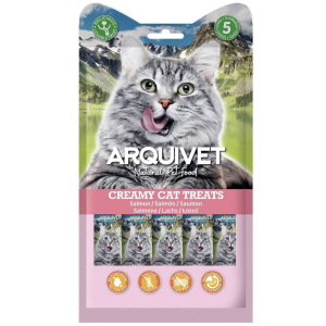Creamy Salmon Snack - Creamy Cat Treats 5x14 g