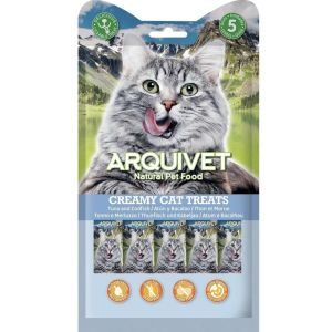 Creamy Tuna and Cod Snack - Creamy Cat Treats 5x14 g