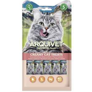 Creamy Tuna and Salmon Snack - Creamy Cat Treats 5x14 g