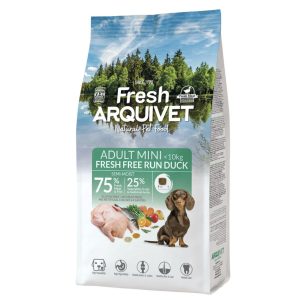 Semi-moist food with fresh Free Run Duck for mini breed dogs 2,5 kg
